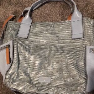 Fossil Handbag w/ Crossbody Teal